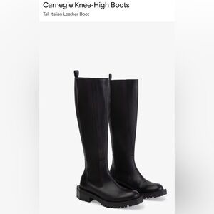 Marcella NYC Tall Boots Carnegie Tall Italian Leather Boots Sz 6